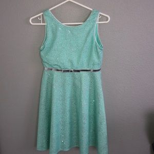 Sea Foam Blue Cocktail Dress